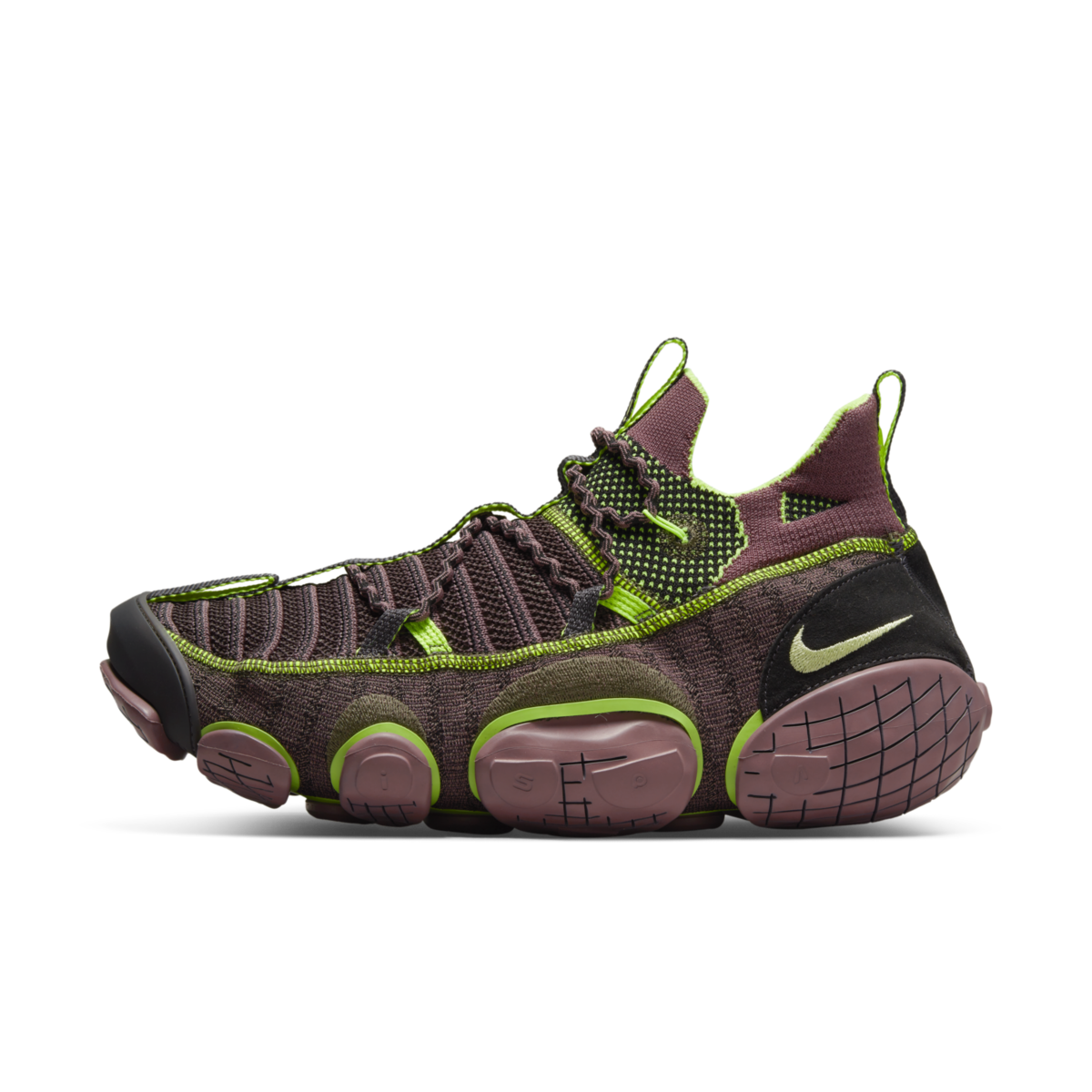 Кецове и обувки Nike ISPA Link "Off-Noir and Limelight" Кафяво | CN2269-001, 0