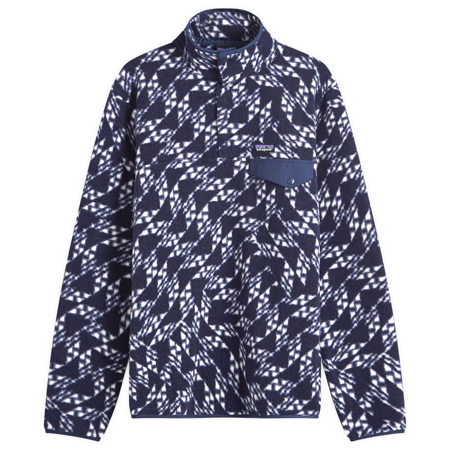 Пуловер Patagonia Lightweight Synchilla Snap-T Pullover Synched Flight Синьо | 25551-SFNA, 0