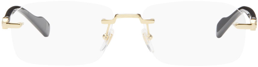 Слънчеви очила Gucci Rimless Rectangle Glasses Бежово | GG1221O, 0