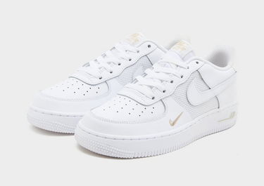 Кецове и обувки Nike Air Force 1 Gs Бяло | IO1158-100, 1