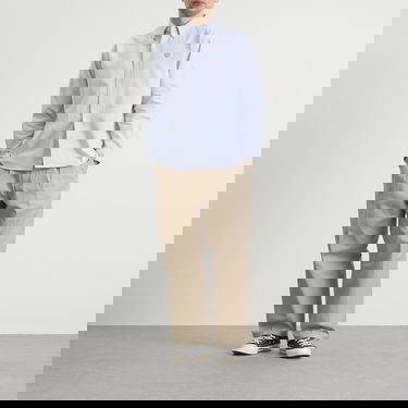 Риза Human Made Human Made Striped Oxford Shirt 'The Future Is In The Past' 'Dry Alls' Синьо | HM30SH006-BLU, 4