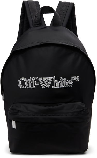 Раница Off-White Black Big Bookish Backpack Черно | OBNB001F24FAB0011080, 0