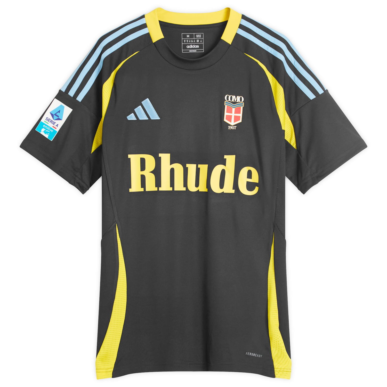 Риза Rhude Rhude x Adidas COMO 1907 Football Shirt Черно | RHPF25TT01016-0015-BLK, 0
