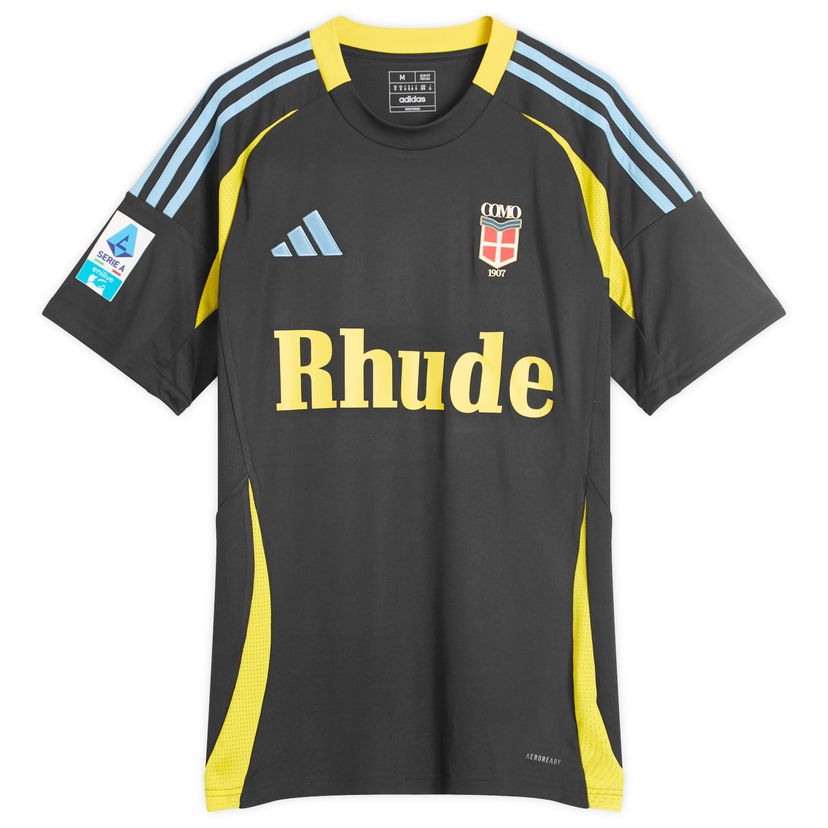 Риза Rhude Rhude x Adidas COMO 1907 Football Shirt Черно | RHPF25TT01016-0015-BLK
