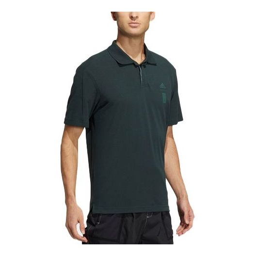 Поло тениска adidas Originals Martial Arts Series Solid Polo Shirt Зелено | HM2953