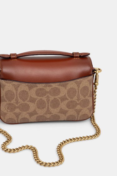 Чанта през рамо Coach Cassie Shoulder Bag Кафяво | CW566, 2