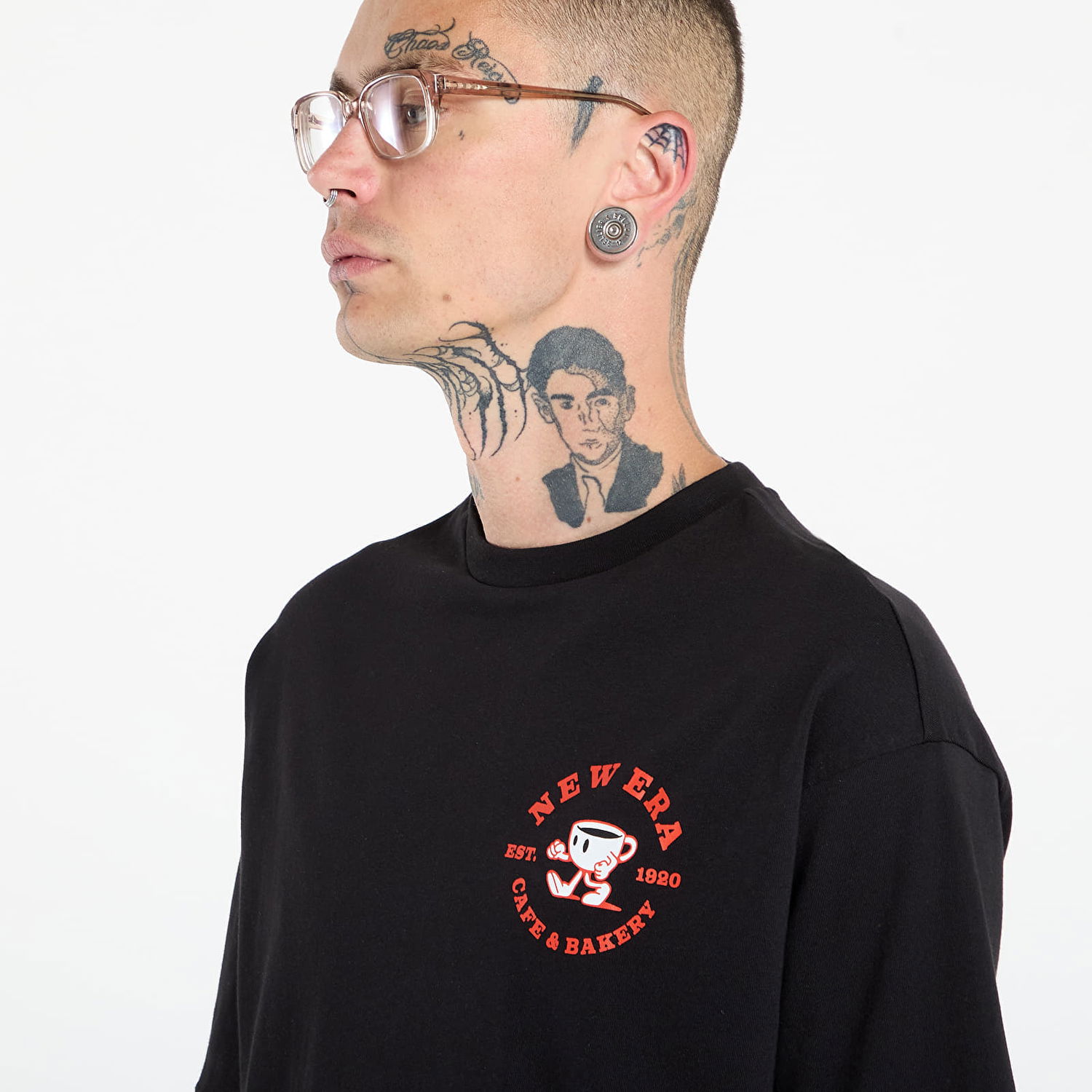 Тениска New Era New Era Graphic T-Shirt Черно | 60684396, 1