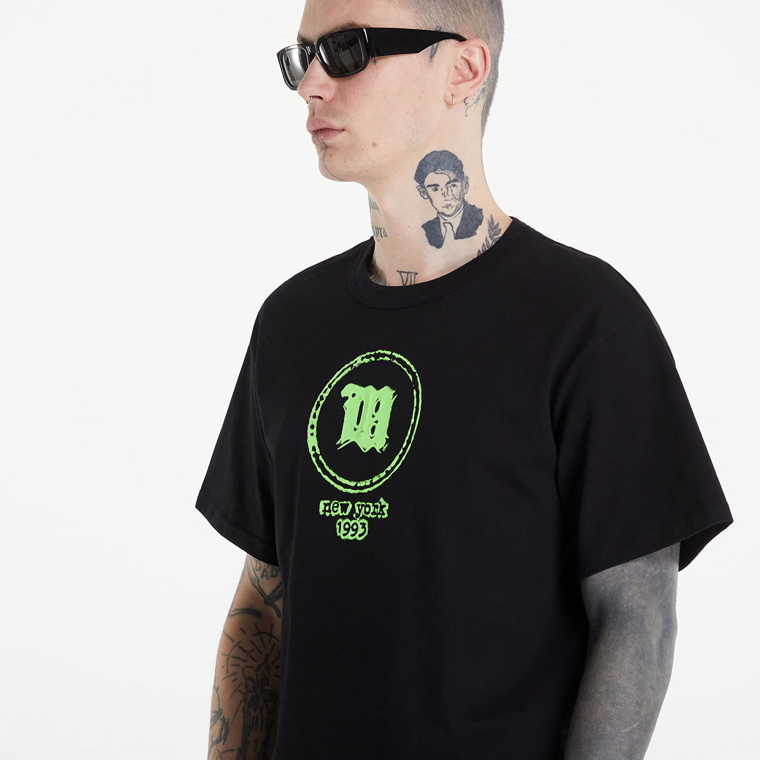 Тениска MISBHV Strobe Light T-Shirt Черно | 022M106, 1