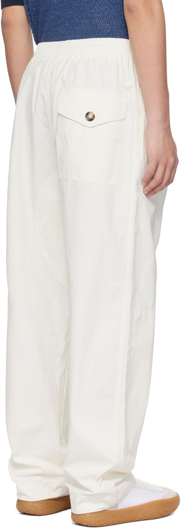 Карго панталони Bottega Veneta Light Cotton Twill Trousers Бяло | 807487V4CS03043, 2