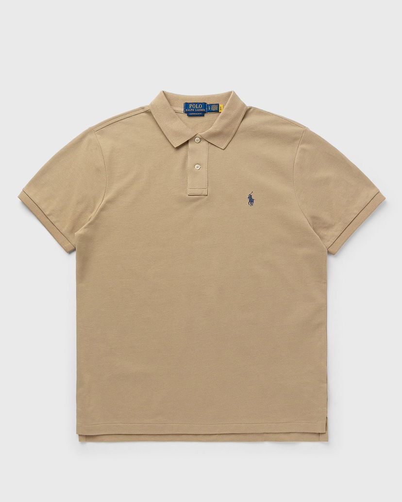 Поло тениска Polo by Ralph Lauren Short Sleeve Polo Shirt Custom Slim Fit Бежово | 710680784436