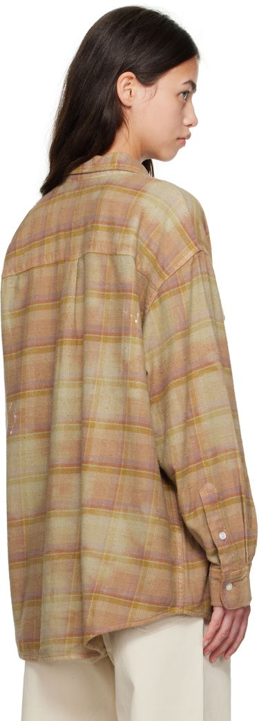 Риза R13 R13 Boyfriend Plaid Shirt Бежово | R13WR415-R550B, 2