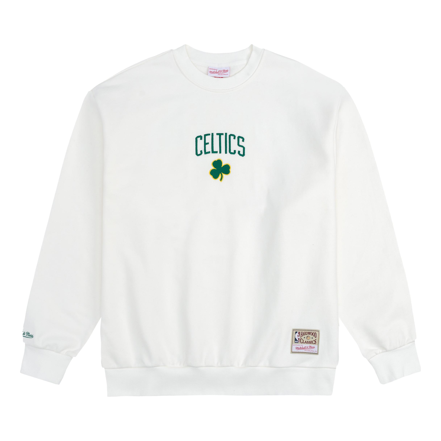 Суитчър Mitchell & Ness NBA Boston Celtics Sweatshirt Бяло | MNJYFWHD230920012, 0