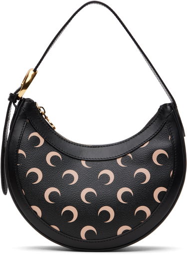 Дамска чанта Marine Serre Marine Serre Eclips Mini Moon Canvas Bag Черно | WBA002A RWOV0030, 0