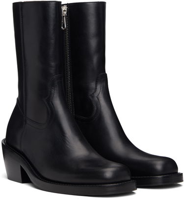 Кецове и обувки Dries Van Noten Dries Van Noten Zip Boots Черно | 252-021706-102, 3