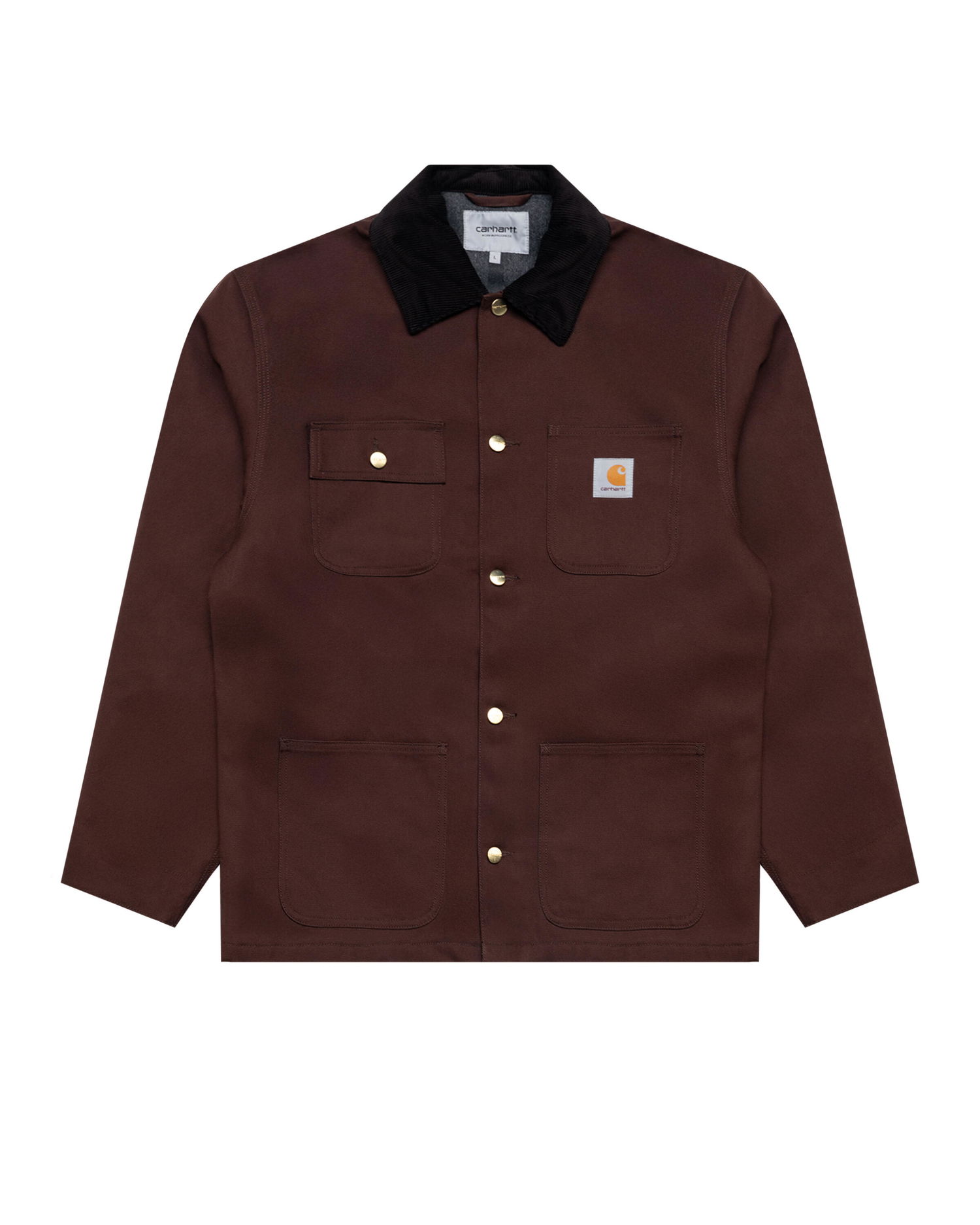 Палта Carhartt WIP Michigan Chore Coat with Corduroy Collar Кафяво | I015261.1YL01, 0