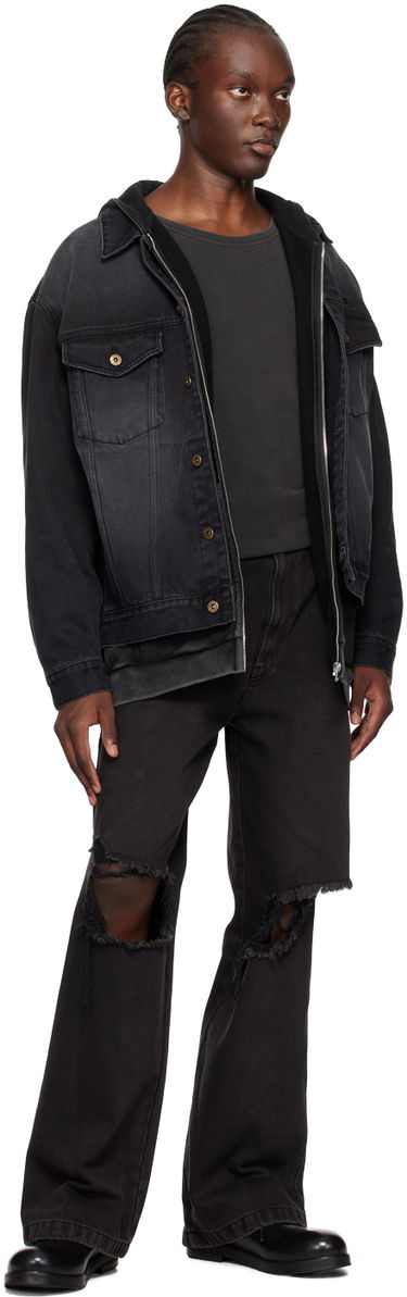Яке We11done We11done Faded Denim Jacket Черно | WD-DJ2-24-345-M-BK, 3