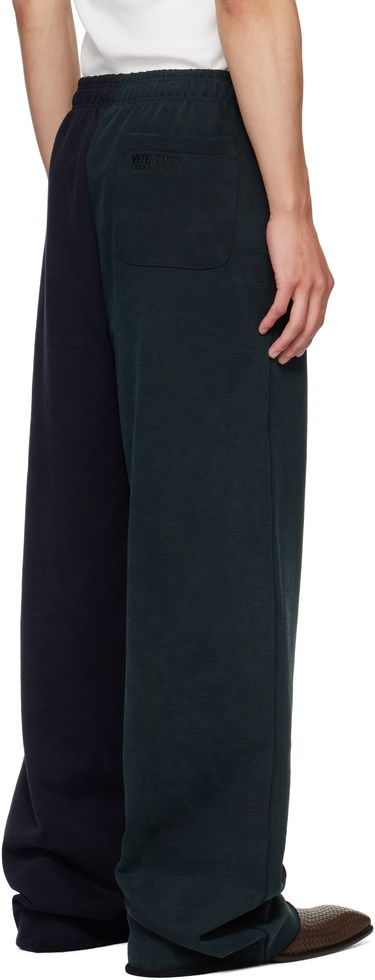 Спортни панталони VETEMENTS Vetements Cradle of Filth Cut-Up Baggy Sweatpants Тъмно синьо | UCF76SP850EN, 2