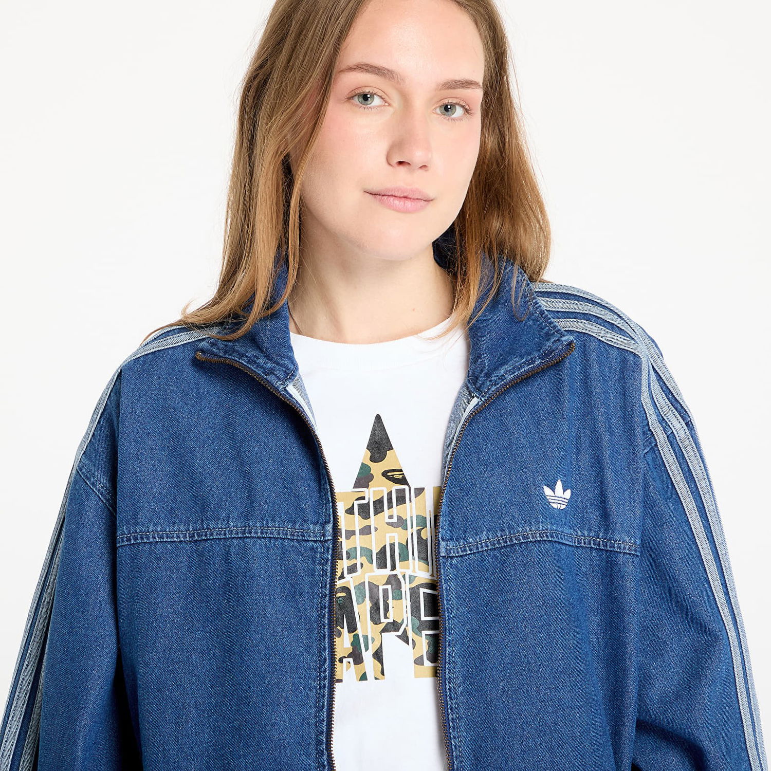Яке adidas Originals Adicolor Denim Adilenium Track Top Синьо | JY2896, 1