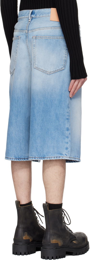 Къси панталони Acne Studios Acne Studios Loose Fit Denim Shorts Синьо | BE0162-, 2