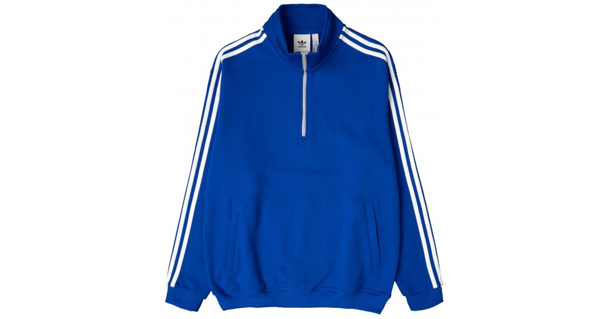 Суитчър adidas Originals adidas Originals FB Quarter Zip Sweatshirt Синьо | gv0746, 1