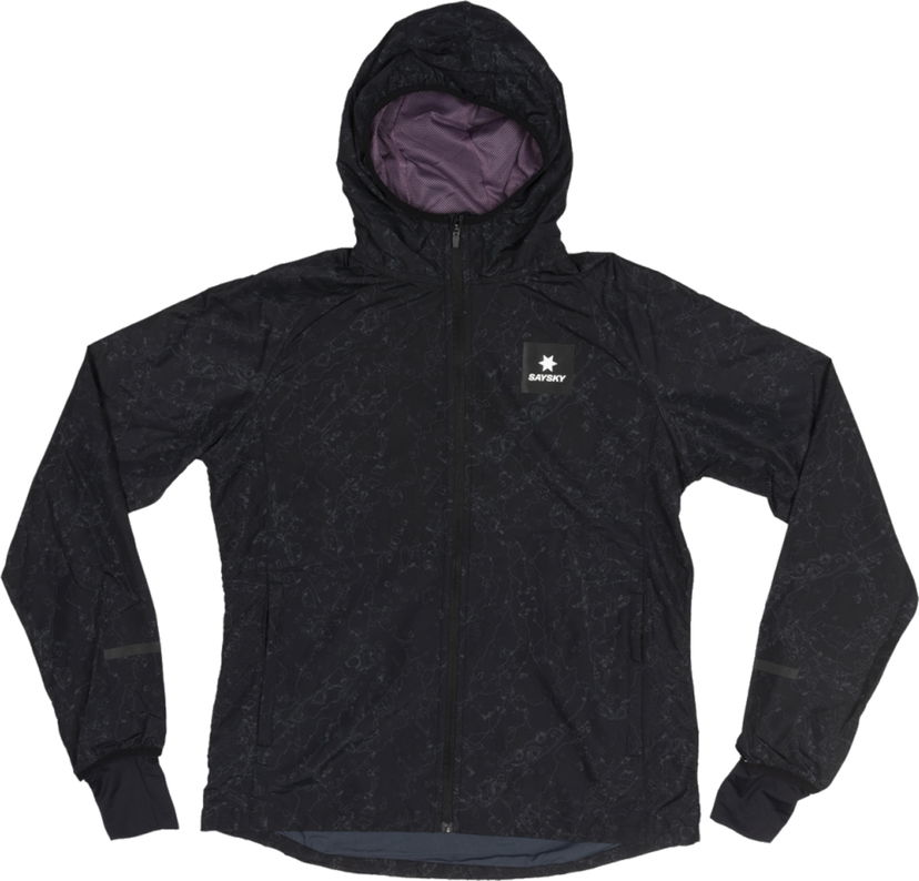 Ветровка Saysky Saysky Map Pace Hooded Jacket Черно | jwrja01c1003