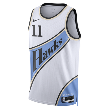 Фланелка Nike Dri-FIT Swingman Hawks City Edition Jersey Бяло | FQ4329-101, 0