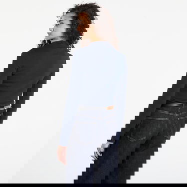 Тениска Tommy Hilfiger T-shirt Slim Cody Mock-Neck Ls Тъмно синьо | WW0WW47307 C1G, 2