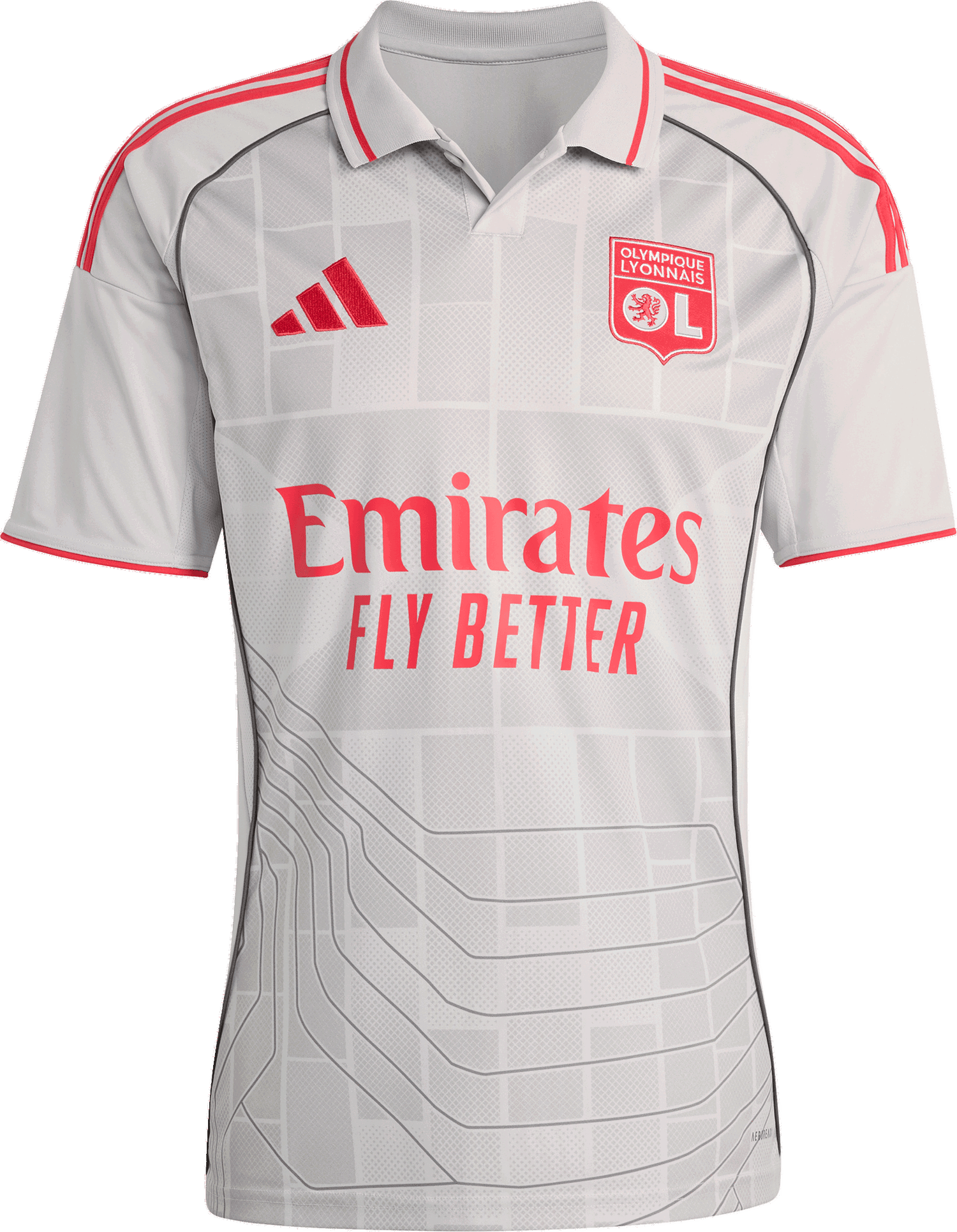 Фланелка adidas Originals Olympique Lyon 3rd Jersey 2025/26 Бяло | jd1389, 0