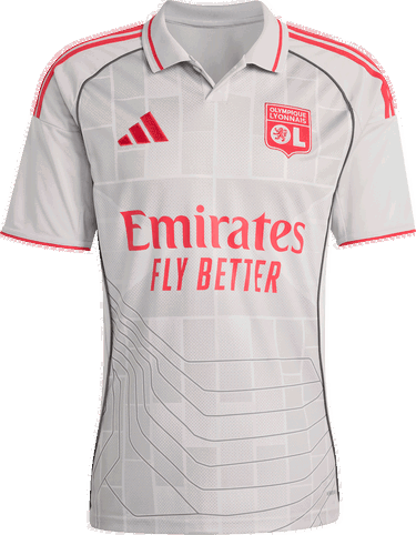 Фланелка adidas Originals Olympique Lyon 3rd Jersey 2025/26 Бяло | jd1389, 0