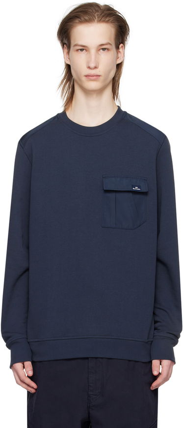 Суитчър Paul Smith PS Paul Smith Patch Pocket Sweatshirt Тъмно синьо | M2R-686Y-M21116-49, 0