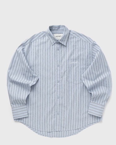 Риза Carhartt WIP Grimsby Long Sleeve Shirt Синьо | I035134-30O.XX, 1