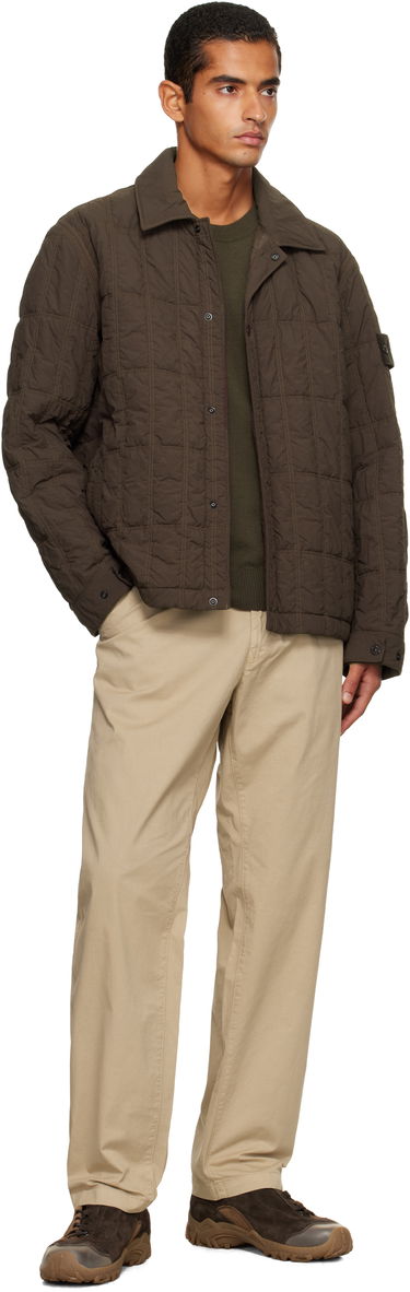 Яке Stone Island Stone Island Nylon Smerigliato Quilted Jacket Зелено | K2S15 4100099 S00F6, 4