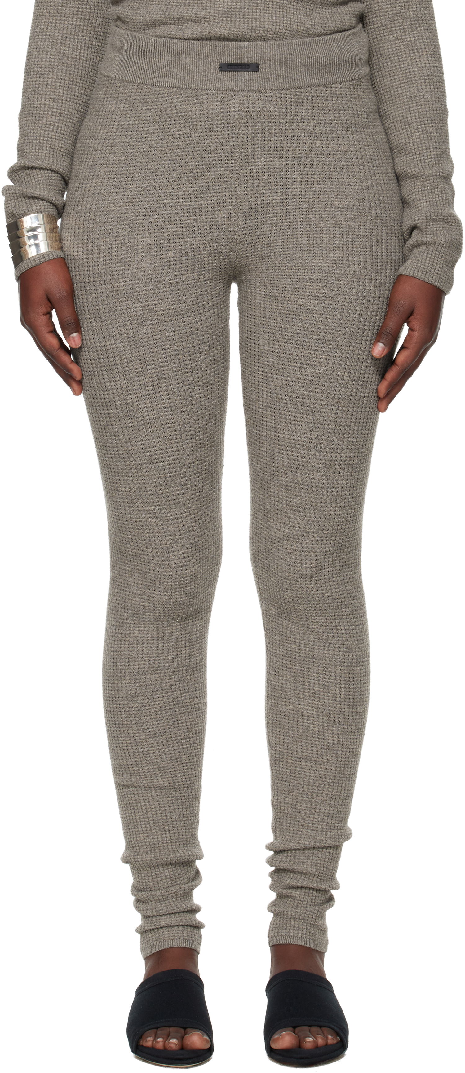 Клинове Fear of God Holiday Waffle Leggings Бежово | 192HO257272FW, 0