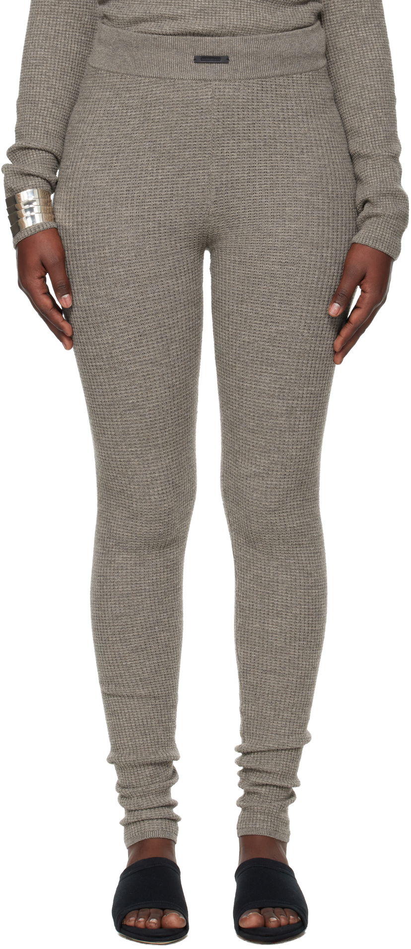 Клинове Fear of God Holiday Waffle Leggings Бежово | 192HO257272FW