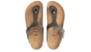 Кецове и обувки Birkenstock Gizeh Iron Narrow Fit Кафяво | 1014273, 3