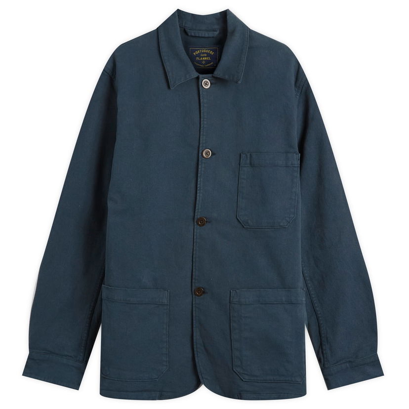 Яке Portuguese Flannel Labura Chore Jacket, Size Small Синьо | AW25007-NVY