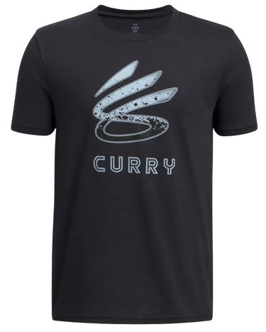 Тениска Under Armour Tricou Curry Logo Tee Черно | 1387102-002, 0