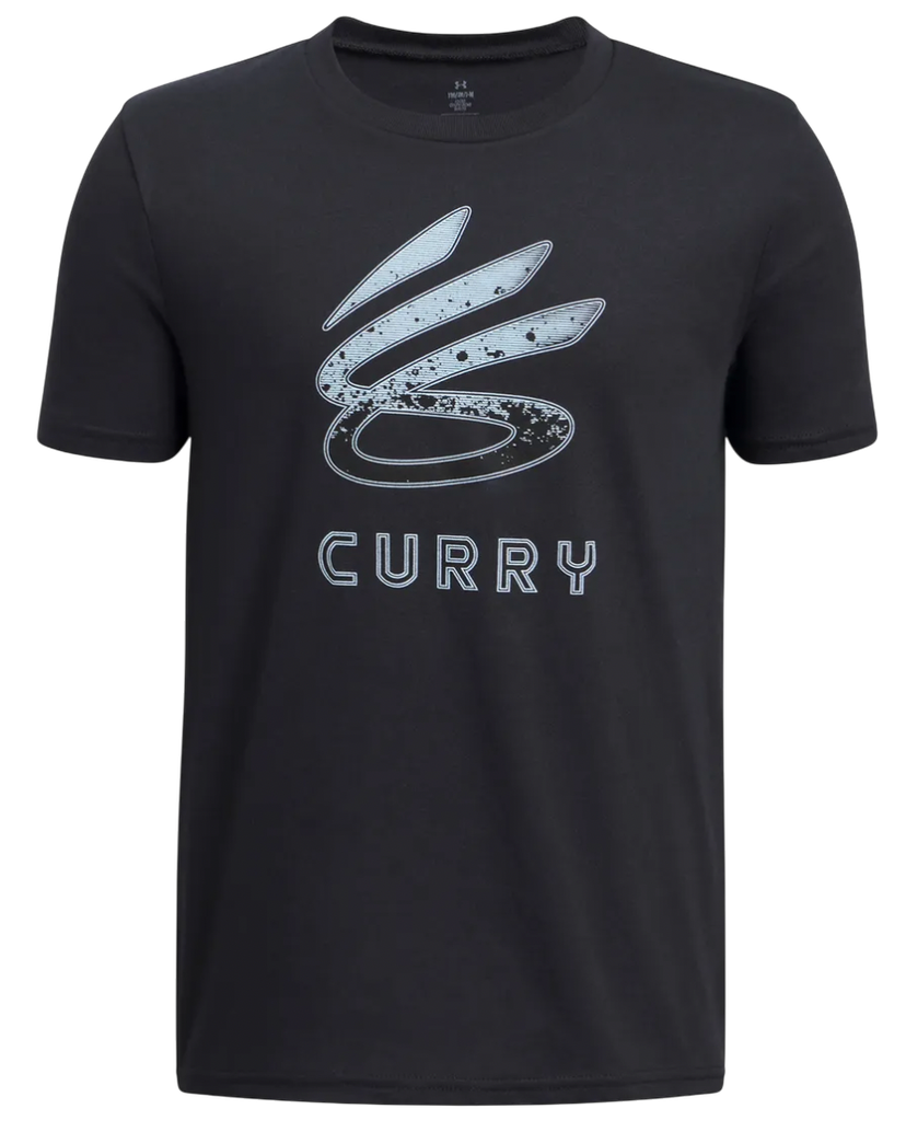 Тениска Under Armour Tricou Curry Logo Tee Черно | 1387102-002