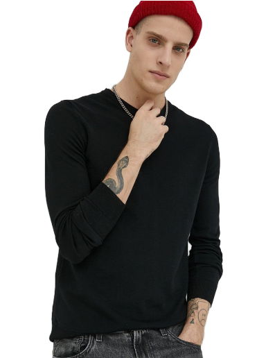 Пуловер BOSS Wool Sweater Черно | 50476832