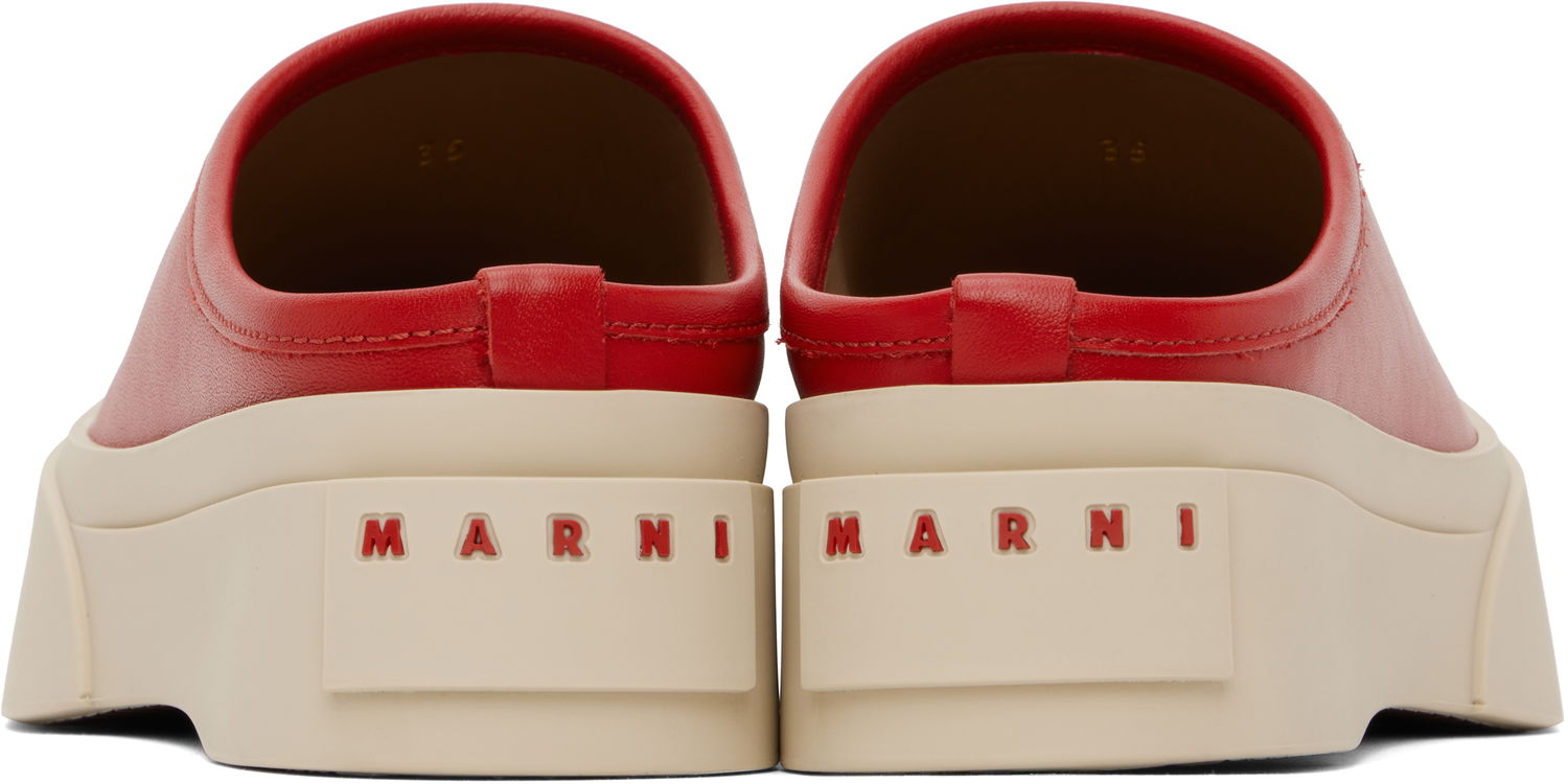 Облекло Marni Marni Pablo Sabot Slip-on Loafers Червено | SNZW018502 P7226, 1