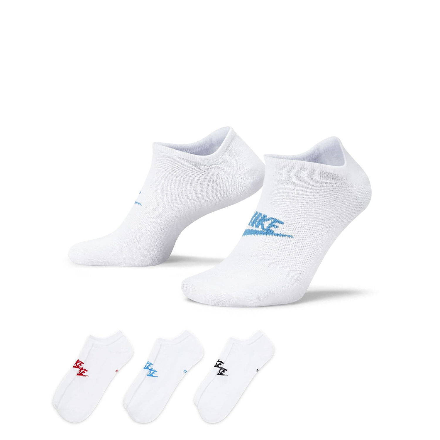 Бельо и чорапи Nike Everyday Essential No-show Socks 3-Pack Бяло | DX5075-911, 0