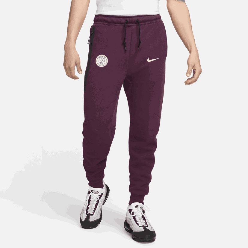 Спортни панталони Nike Paris Saint-Germain Tech Fleece Бургунди | FN8490-610