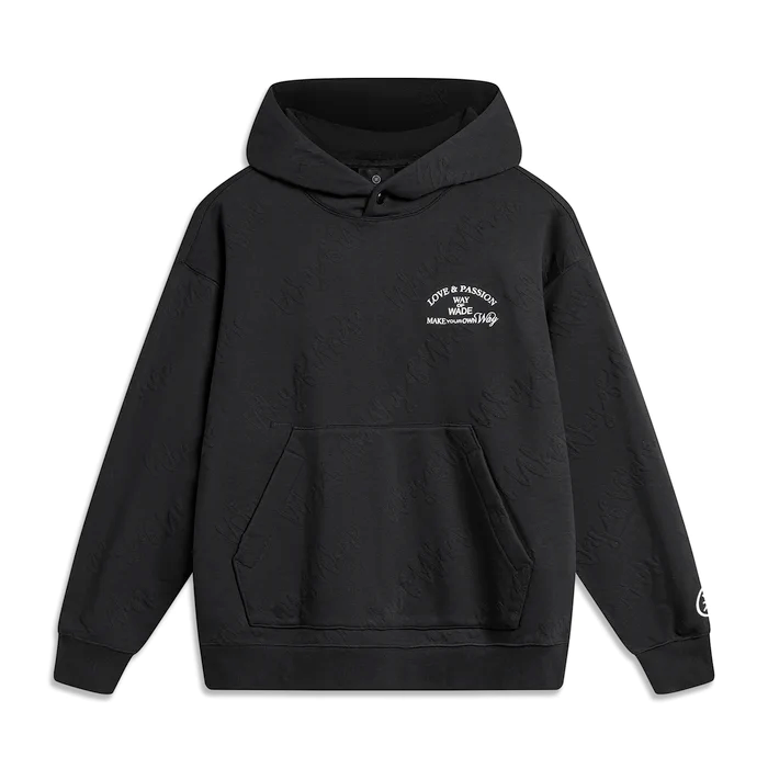 Суитчър Li-Ning Way of Wade Embroidered Hoodie Черно | AWDU017-1
