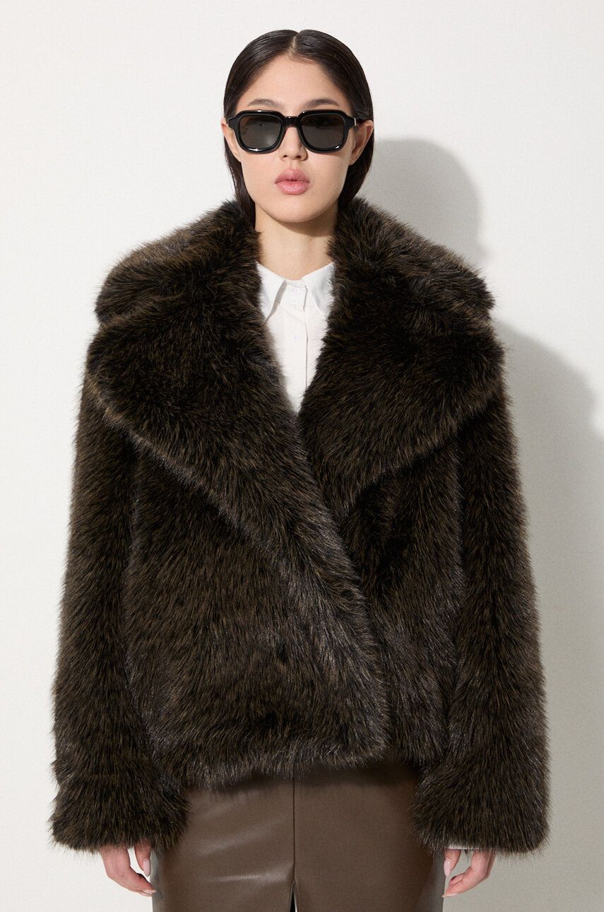 Палта KENZO Short Fake Fur Blouson Jacket Черно | FE62BL1869FP.90, 0