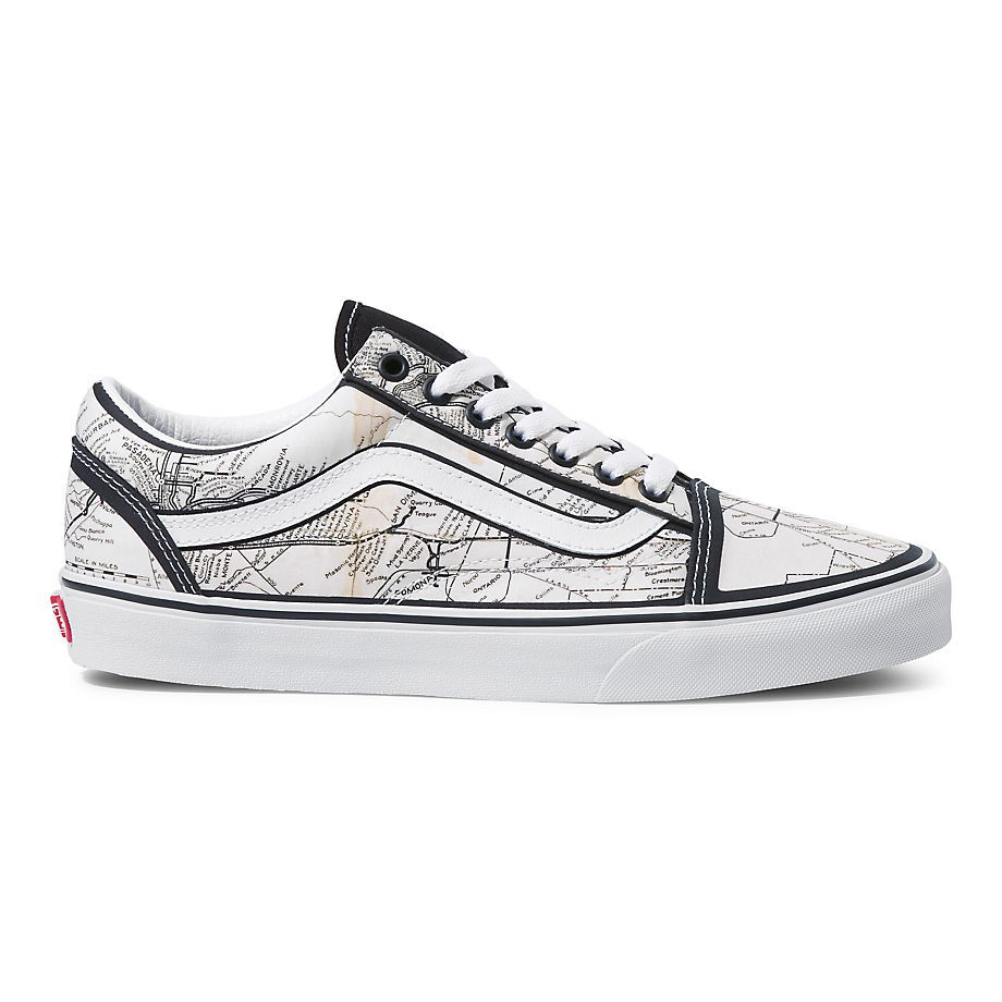 Кецове и обувки Vans Frances Stark/maps Old Skool Бяло | VN0A5KRF94H, 0