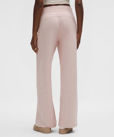 Спортни панталони lululemon Mid-Rise Scuba Wide-Leg Pants Розово | prod20004467, 2