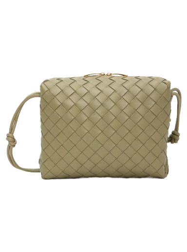 Чанта през рамо Bottega Veneta Small Loop Camera Bag Бежово | 723548 V1G11