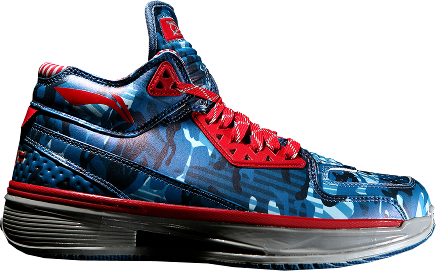 Кецове и обувки Li-Ning Way Of Wade 2 Blue Camo Синьо | ABAH017-12, 0