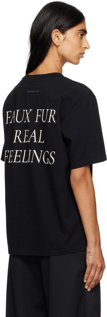 Тениска Maison Margiela MM6 Maison Margiela Cotton Jersey T-Shirt Черно | SH2GC0031 M20048, 2