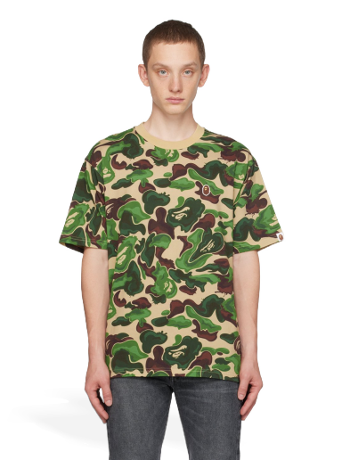 Тениска BAPE Art Camo Ape Head One Point Бяло | 0ZXTEM109057L